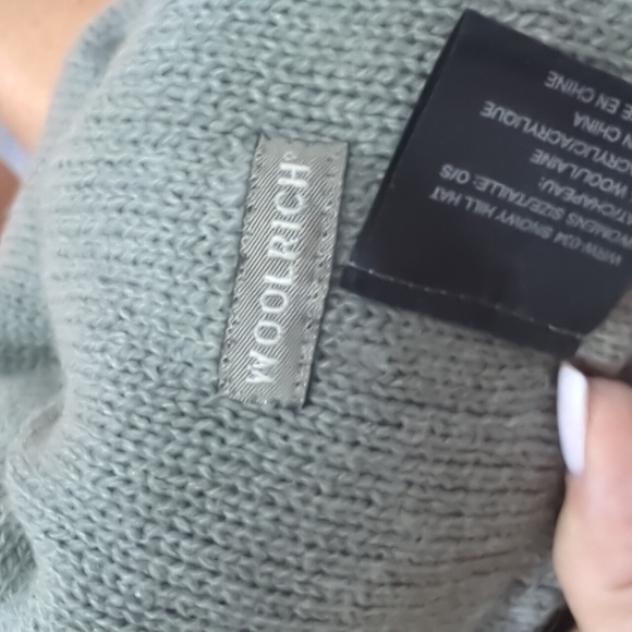 NWOT WOOLRICH WOOL BLEND BEANIE/KNIT CAP - Picture 5 of 7